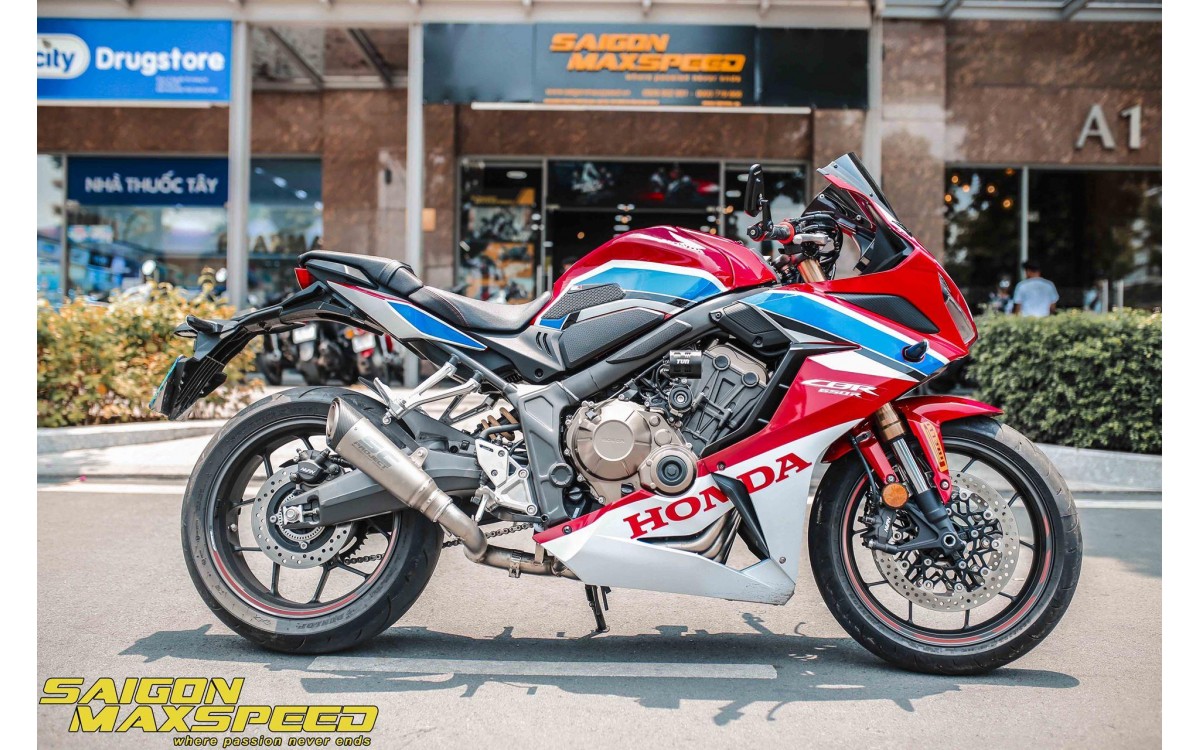 Honda CBR650R Độ Pô SC S1 Full System Titanium